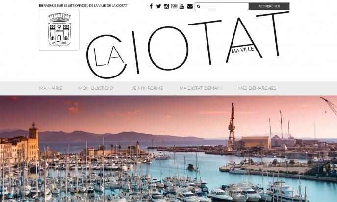 Site officiel de la ville de la Ciotat by AGENCE DIGITALE