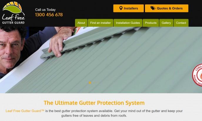 Leaf Free Gutter Guard by Menace Group