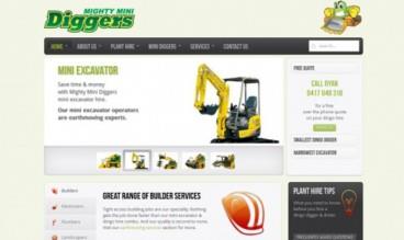 Mighty Mini Diggers Earthmoving And Excavator Services by GWS Desk