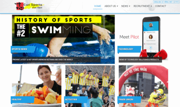 Can Sports Vietnam website by Trietbui