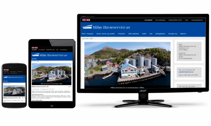 Måløy Havneservice by Web Norge