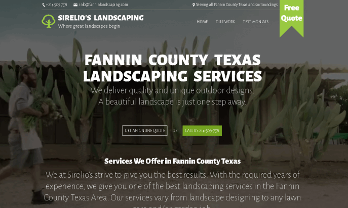 Bonham Texas Landscaping Services by Luis Posselt