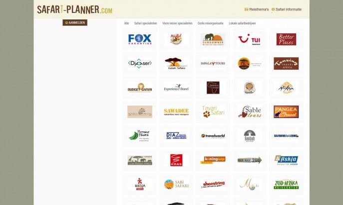 safari-planner.com by Open Source Design