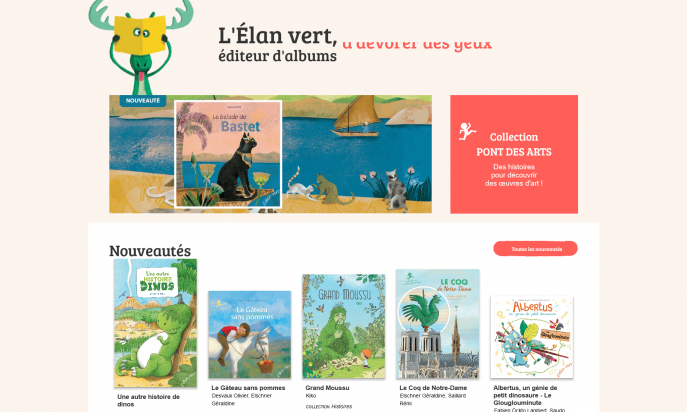 Elan Vert - French Publisher of Children's Books by Semaphore - French communication agency