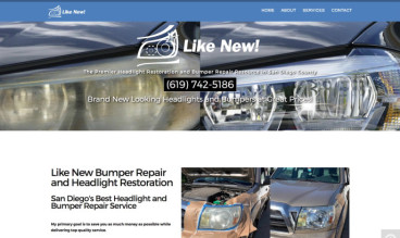 Like New Headlight Restoration and Bumper Repair by MacMaster Services