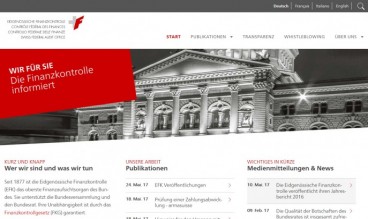 The Swiss Federal Audit Office by Angie Radtke Büro für Kommunikation