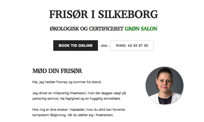 Frisør Stationen Silkeborg by Victor Jonsson