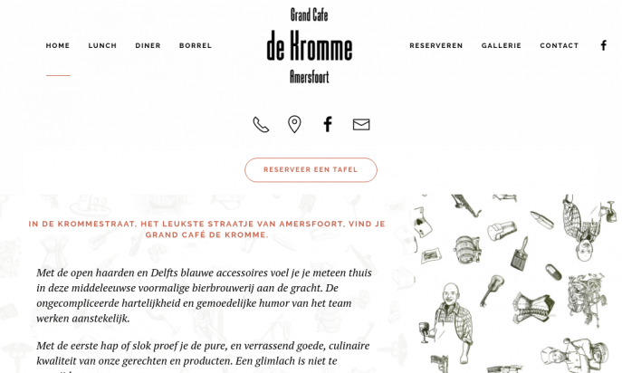 Grandcafe de Kromme, Amersfoort, The Netherlands by itsyourday webdesign