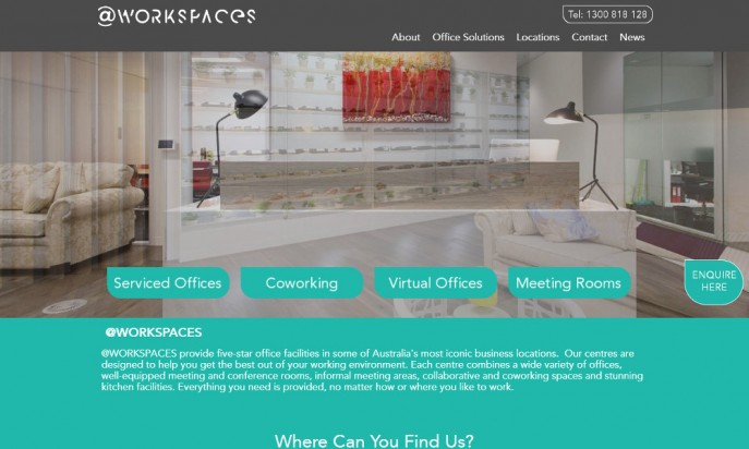 @workspaces Serviced Offices by Websites with Purpose