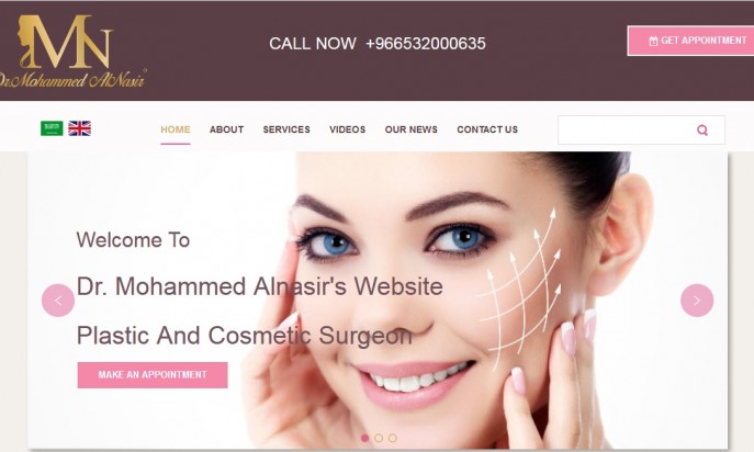 Dr. Mohammed Alnasir Plastic And Cosmetic Surgeon by Agate Web Solutions