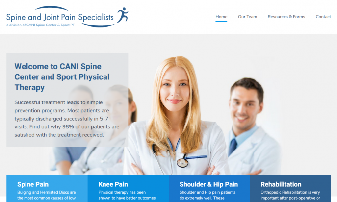 CANI Spine Center and Sport Physical Therapy by Coughlin Printing