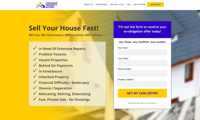 Canadian Property Buyers by Web Design Ideas
