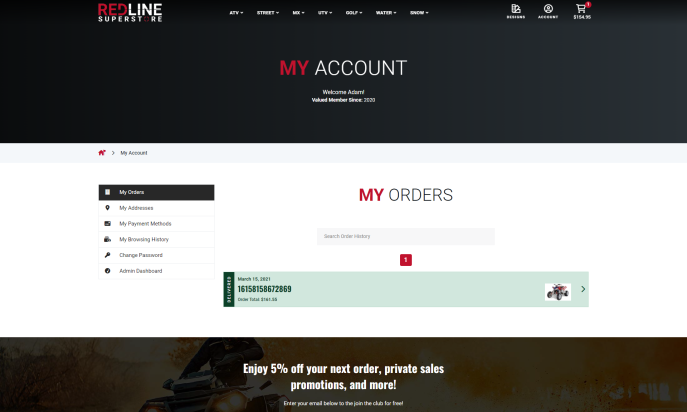 Red Line Superstore by New Line Web Design